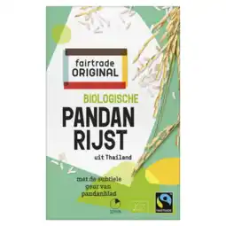 Albert Heijn Fairtrade Original Biologische pandan rijst bio aanbieding