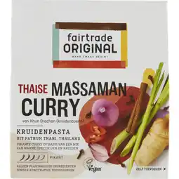 Albert Heijn Fairtrade Original Kruidenpasta Thaise massaman curry aanbieding