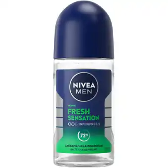 Albert Heijn NIVEA Men fresh sensation deodorant roller aanbieding