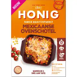 Albert Heijn Honig Maaltijdpakket mexicaanse ovenschotel aanbieding