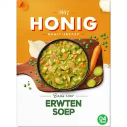 Albert Heijn Honig Maaltijdsoep basis voor erwtensoep aanbieding