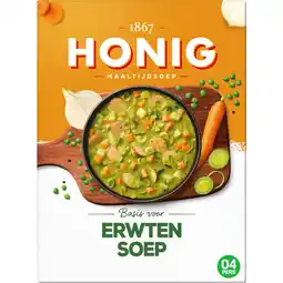 Albert Heijn Honig Maaltijdsoep basis voor erwtensoep aanbieding