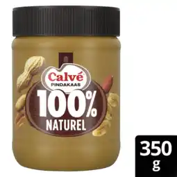 Albert Heijn Calvé 100% Naturel pindakaas aanbieding