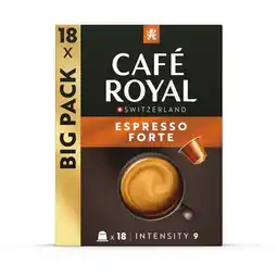 Albert Heijn Café Royal Espresso forte big pack capsules aanbieding
