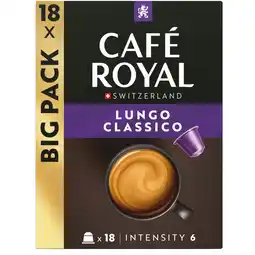 Albert Heijn Café Royal Lungo classico capsules aanbieding
