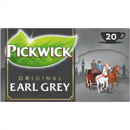 Albert Heijn Pickwick Earl grey zwarte thee aanbieding