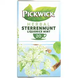 Albert Heijn Pickwick Sterrenmunt kruidenthee aanbieding
