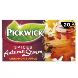 Albert Heijn Pickwick Spices autumn storm zwarte thee aanbieding