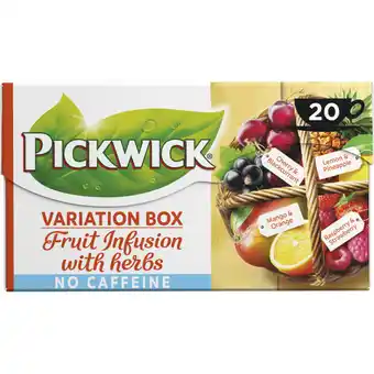 Albert Heijn Pickwick Fruit infusion variatiebox kruidenthee aanbieding
