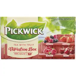 Albert Heijn Pickwick Variatiebox rood vruchtenthee aanbieding