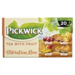 Albert Heijn Pickwick Variatiebox oranje vruchtenthee aanbieding