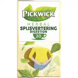 Albert Heijn Pickwick Spijsvertering kruidenthee aanbieding