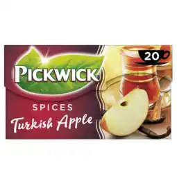 Albert Heijn Pickwick Spices Turkish apple zwarte thee aanbieding