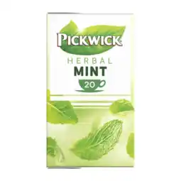 Albert Heijn Pickwick Mint kruidenthee aanbieding