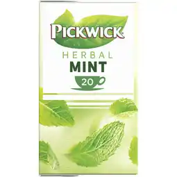 Albert Heijn Pickwick Mint kruidenthee aanbieding