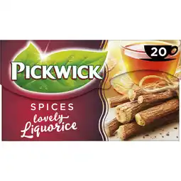 Albert Heijn Pickwick Spices zoethout zwarte thee aanbieding