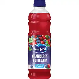 Albert Heijn Ocean Spray Blauwe bes cranberry & appel aanbieding