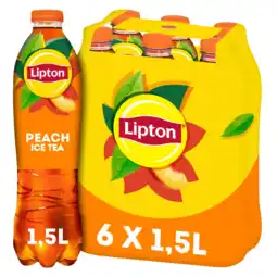 Albert Heijn Lipton Ice tea peach 6-pack aanbieding