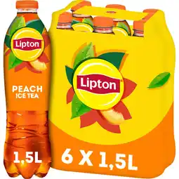 Albert Heijn Lipton Ice tea peach 6-pack aanbieding