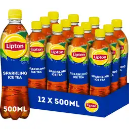 Albert Heijn Lipton Ice tea sparkling 12-pack aanbieding