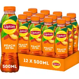 Albert Heijn Lipton Ice tea peach 12-pack aanbieding