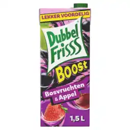 Albert Heijn DubbelFrisss Boost bosvruchten & appel aanbieding
