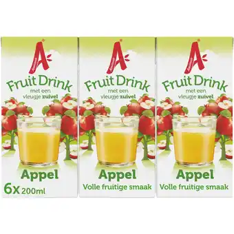 Albert Heijn Appelsientje Fruitdrink appel 6-pack aanbieding