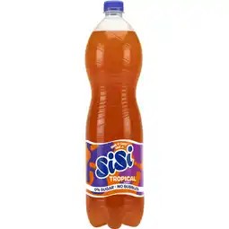 Albert Heijn Sisi Tropical flavour no bubbles zero sugar aanbieding
