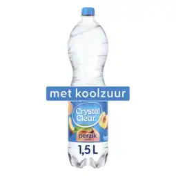 Albert Heijn Crystal Clear Sparkling peach aanbieding