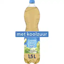 Albert Heijn Crystal Clear Touch of tea appel vlierbloesem aanbieding