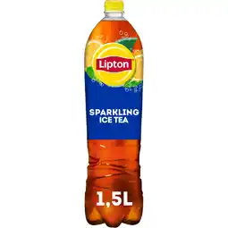 Albert Heijn Lipton Ice tea sparkling original aanbieding