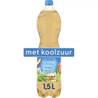 Albert Heijn Crystal Clear Touch of tea perzik jasmijn aanbieding