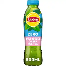 Albert Heijn Lipton Zero green ice tea mango aanbieding