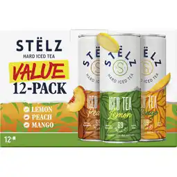 Albert Heijn Stëlz Hard iced tea 12-pack aanbieding