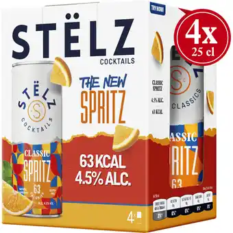 Albert Heijn Stëlz Spritz 4-pack aanbieding