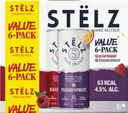 Albert Heijn Stëlz Raspberry and passion 6-pack aanbieding
