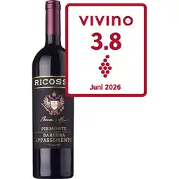 Albert Heijn Ricossa Barbera piemonte appassimento aanbieding