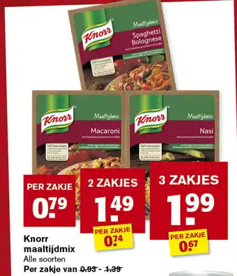 Hoogvliet Knorr maaltijdmix aanbieding