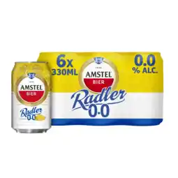 Albert Heijn Amstel Radler citroen 0.0 6-pack aanbieding