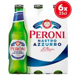 Albert Heijn Peroni Nastro azzurro Italiaans bier 6-pack aanbieding