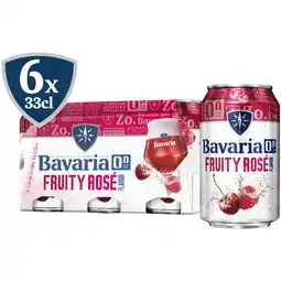 Albert Heijn Bavaria 0.0% Fruity rosé 6-pack aanbieding