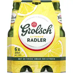 Albert Heijn Grolsch Radler citroen 2.0 6-pack aanbieding