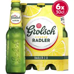 Albert Heijn Grolsch Radler citroen 2.0 6-pack aanbieding