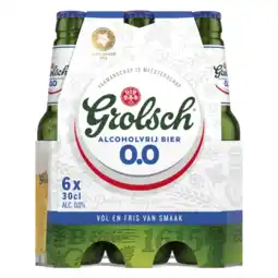 Albert Heijn Grolsch Alcoholvrij bier 0.0% 6-pack aanbieding