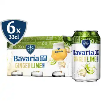 Albert Heijn Bavaria 0.0% Fruity ginger lime 6-pack aanbieding