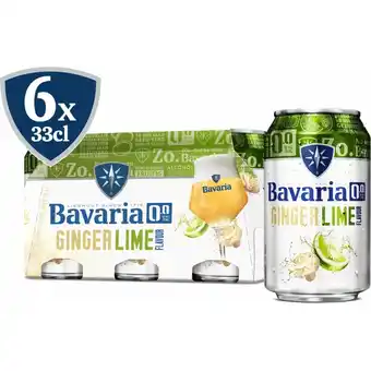 Albert Heijn Bavaria 0.0% Fruity ginger lime 6-pack aanbieding