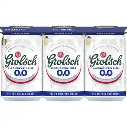 Albert Heijn Grolsch Pilser alcoholvrij bier 0.0 6-pack aanbieding