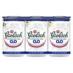 Albert Heijn Grolsch Pilser alcoholvrij bier 0.0 6-pack aanbieding