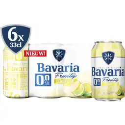 Albert Heijn Bavaria 0.0% Fruity lemon lime 6-pack aanbieding