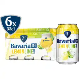 Albert Heijn Bavaria 0.0% Fruity lemon lime 6-pack aanbieding